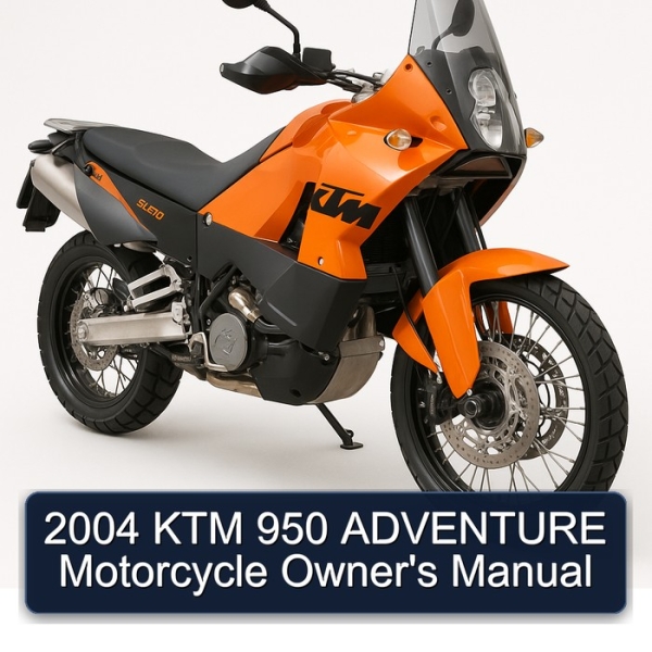 2004 KTM 950 ADVENTURE Motorcycle Owner\'s Manual