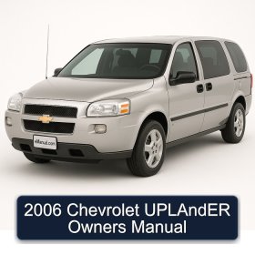 2006 Chevrolet UPLAndER Owners Manual