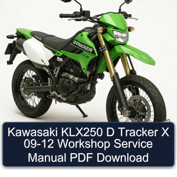 Kawasaki KLX250 D Tracker X 09-12 Workshop Service Manual PDF Download