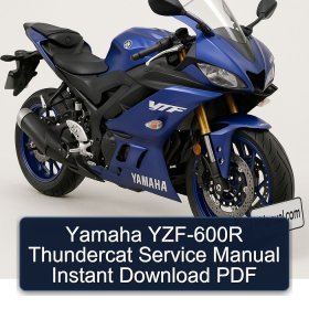 Yamaha YZF-600R Thundercat Service Manual Instant Download PDF