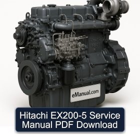 Hitachi EX200-5 Service Manual PDF Download