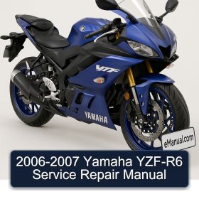 2006-2007 Yamaha YZF-R6 Service Repair Manual