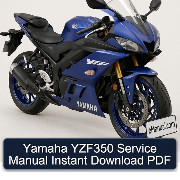 Yamaha YZF350 Service Manual Instant Download PDF