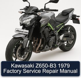 Kawasaki Z650-B3 1979 Factory Service Repair Manual