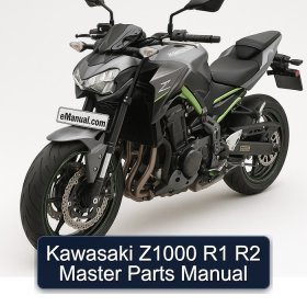 Kawasaki Z1000 R1 R2 Master Parts Manual