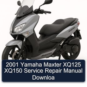 2001 Yamaha Maxter XQ125 XQ150 Service Repair Manual Downloa