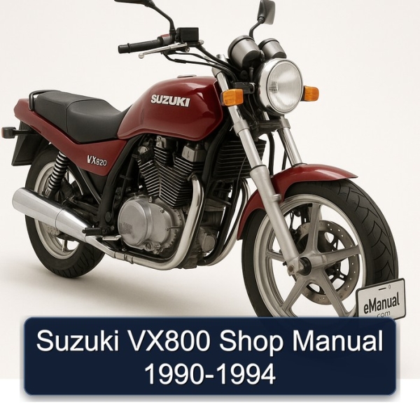Suzuki VX800 Shop Manual 1990-1994