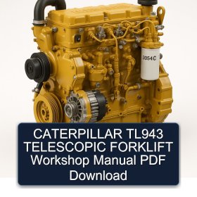 CATERPILLAR TL943 TELESCOPIC FORKLIFT Workshop Manual PDF Download