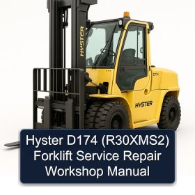 Hyster D174 (R30XMS2) Forklift Service Repair Workshop Manual