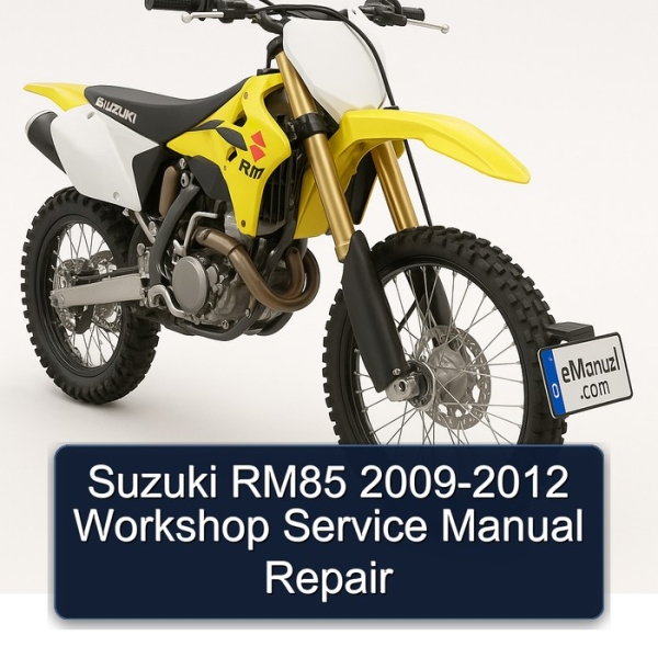 Suzuki RM85 2009-2012 Workshop Service Manual Repair