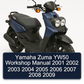 Yamaha Zuma YW50 Workshop Manual 2001 2002 2003 2004 2005 2006 2007 2008 2009