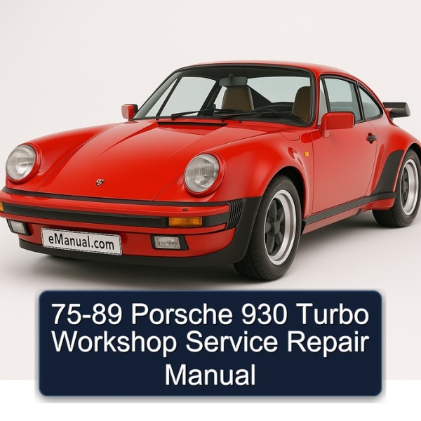 75-89 Porsche 930 Turbo Workshop Service Repair Manual