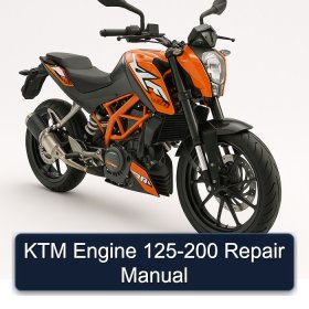 KTM Engine 125-200 Repair Manual