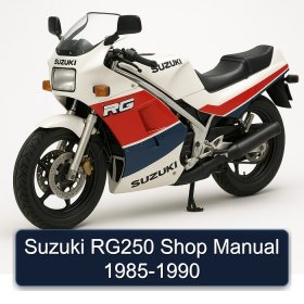Suzuki RG250 Shop Manual 1985-1990