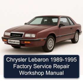 Chrysler Lebaron 1989-1995 Factory Service Repair Workshop Manual