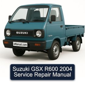 Suzuki GSX R600 2004 Service Repair Manual