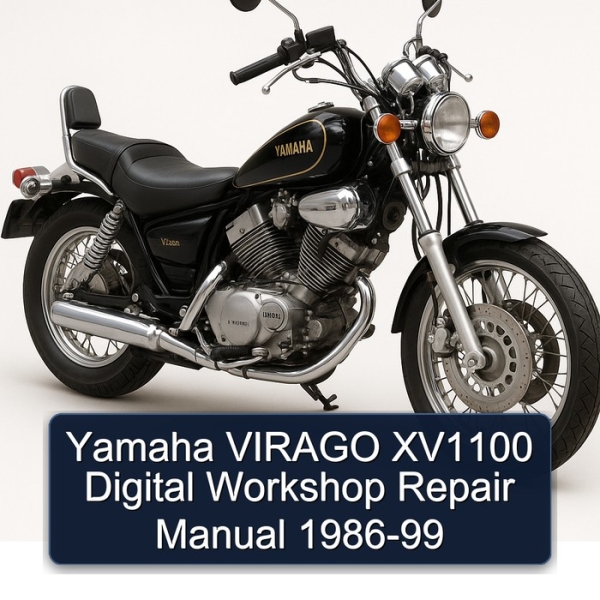 Yamaha VIRAGO XV1100 Digital Workshop Repair Manual 1986-99