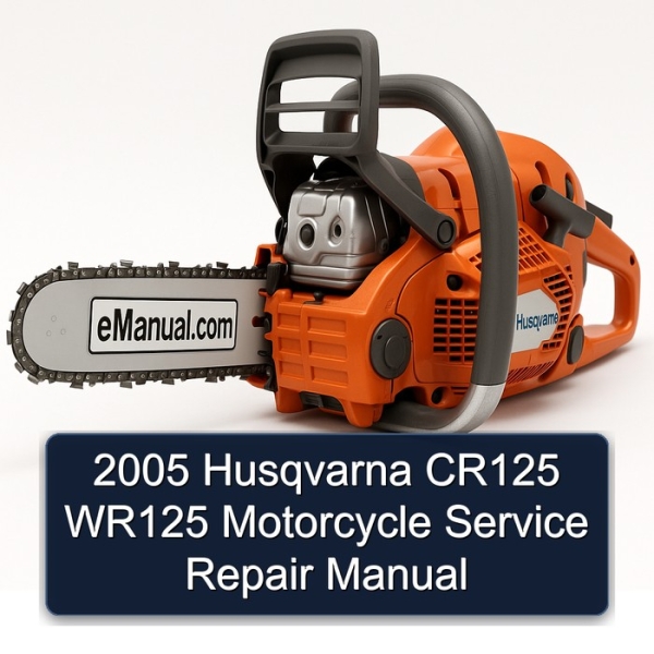 2005 Husqvarna CR125 WR125 Motorcycle Service Repair Manual