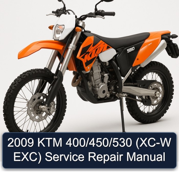 2009 KTM 400/450/530 (XC-W EXC) Service Repair Manual