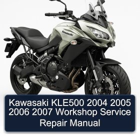 Kawasaki KLE500 2004 2005 2006 2007 Workshop Service Repair Manual