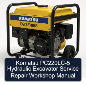 Komatsu PC200-5 Hydraulic Excavator Service Repair Workshop Manual