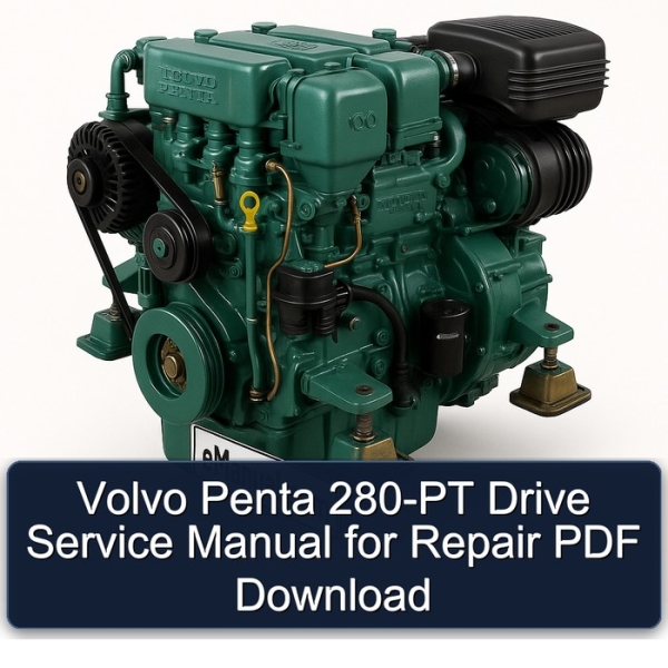Volvo Penta 280-PT Drive Service Manual for Repair PDF Download