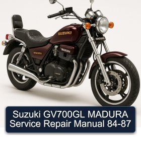 Suzuki GV700GL MADURA Service Repair Manual 84-87