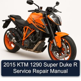 2015 KTM 1290 Super Duke R Service Repair Manual