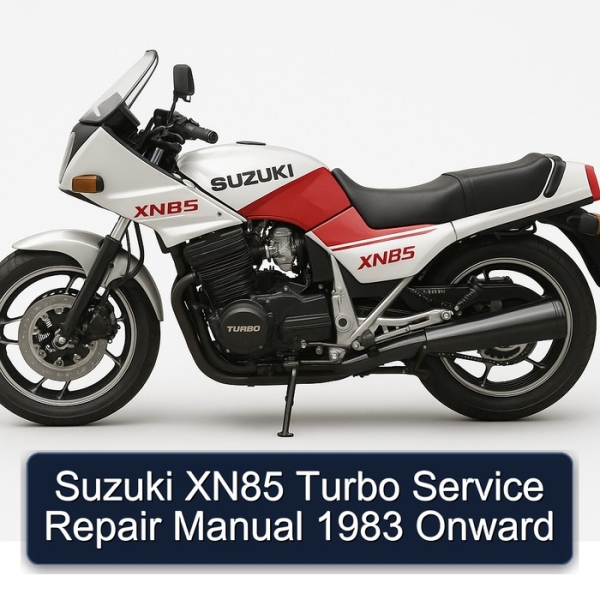 Suzuki XN85 Turbo Service Repair Manual 1983 Onward