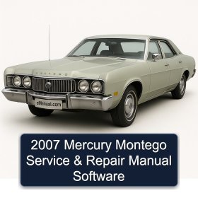2007 Mercury Montego Service & Repair Manual Software