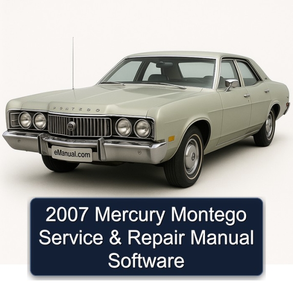 2007 Mercury Montego Service & Repair Manual Software