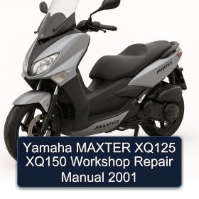 Yamaha MAXTER XQ125 XQ150 Workshop Repair Manual 2001