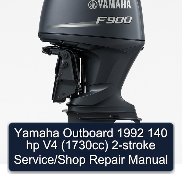 Yamaha Outboard 1992 140 hp V4 (1730cc) 2-stroke Service/Shop Repair Manual