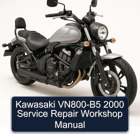 Kawasaki VN800-B5 2000 Service Repair Workshop Manual