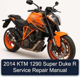 2014 KTM 1290 Super Duke R Service Repair Manual