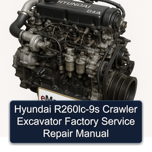 Hyundai R260lc-9s Crawler Excavator Factory Service Repair Manual