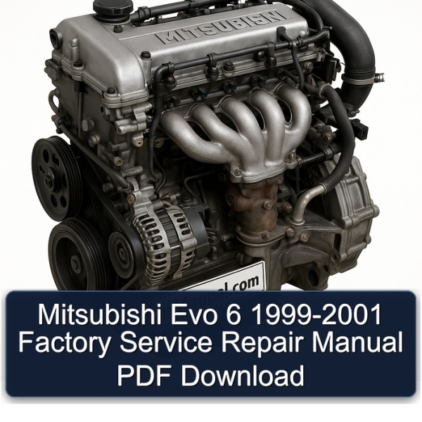 Mitsubishi Evo 6 1999-2001 Factory Service Repair Manual PDF Download