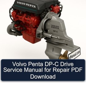 Volvo Penta DP-C Drive Service Manual for Repair PDF Download