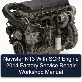 Navistar N13 With SCR Engine 2014 Factory Service Repair Workshop Manual