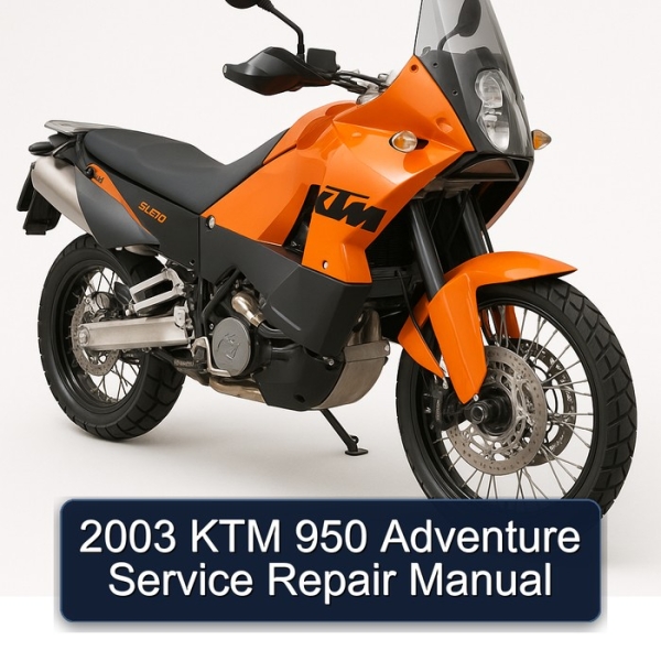 2003 KTM 950 Adventure Service Repair Manual