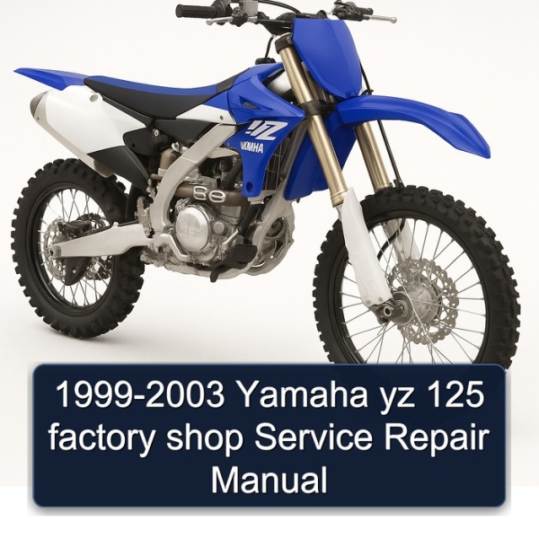 1999-2003 Yamaha yz 125 factory shop Service Repair Manual