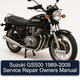 Suzuki GS500 1989-2009 Service Repair Owners Manual