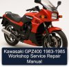 Kawasaki GPZ400 1983-1985 Workshop Service Repair Manual