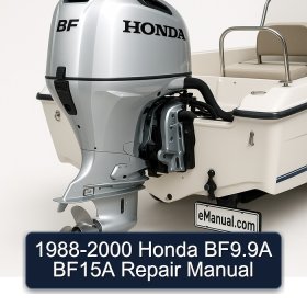 1988-2000 Honda BF9.9A BF15A Repair Manual