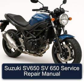 Suzuki SV650 SV 650 Service Repair Manual