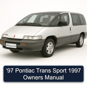 ‘97 Pontiac Trans Sport 1997 Owners Manual