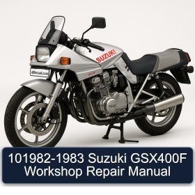 101982-1983 Suzuki GSX400F Workshop Repair Manual