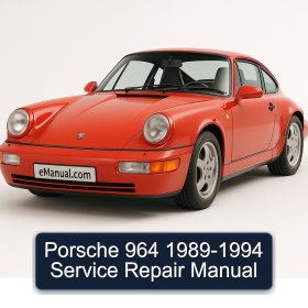Porsche 964 1989-1994 Service Repair Manual