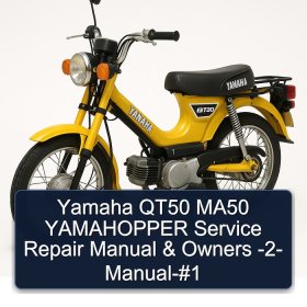 Yamaha QT50 MA50 YAMAHOPPER Service Repair Manual & Owners -2- Manual-#1