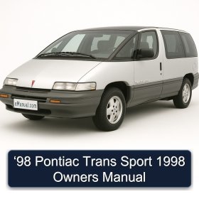 ‘98 Pontiac Trans Sport 1998 Owners Manual